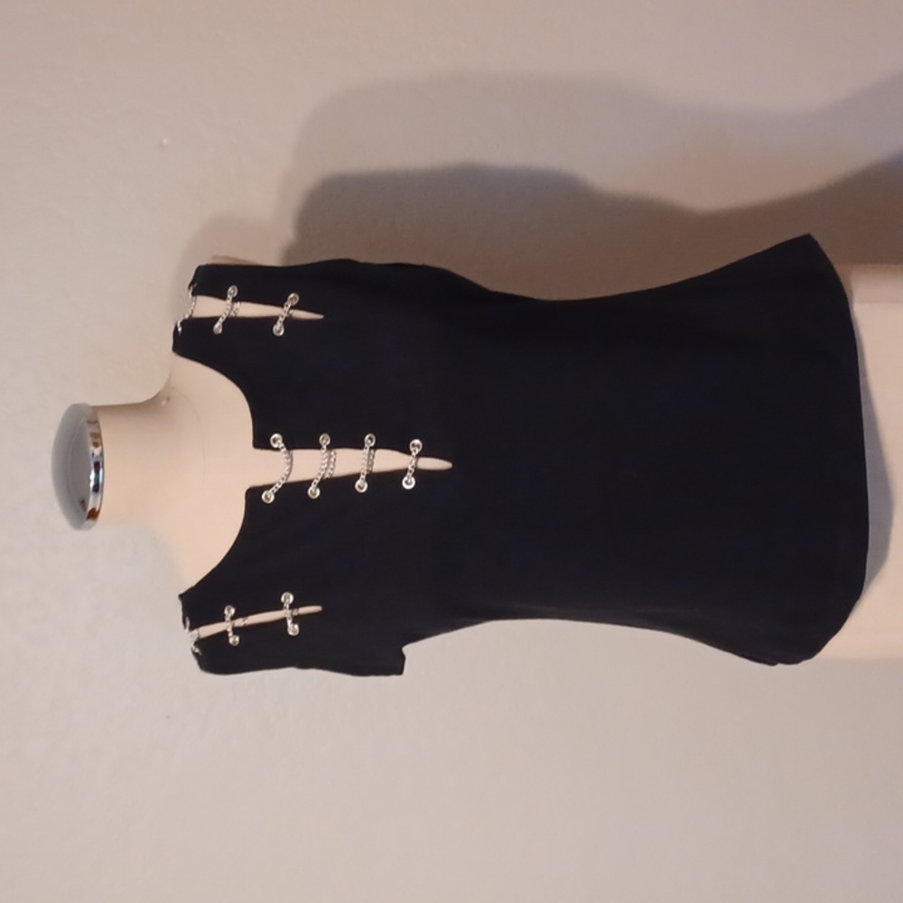 V Twin Motorcycle Apparel Black Tank Top Size XL